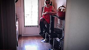 Upozorenje!! Vruća prljava priča maćeha naređuje prvi analni creampie 😈