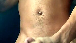 stroke your cock to this first-time monster jerk off with creamy rain