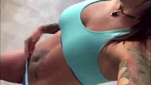 check out felicity feline's public flashing slut compilation!