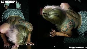 right on bambi can you handle that serious gloryhole cock sucking and cum swallowing?