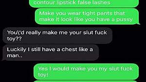 Sexting My Sissy Bitch into Total Emasculated Cock-Teasing Humiliation