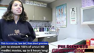 wanna watch aria nicole lick my shaved pussy toes in latex gloves?