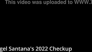 angel santana's nurse checkup goes wild with foot fetish and gaping 😈🩺👣