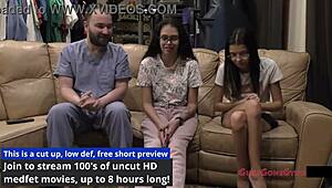 angel santana's nurse checkup goes wild with foot fetish and gaping 😈🩺👣