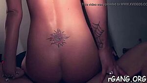 Girl chokes on boy's cock in sloppy irrumation.