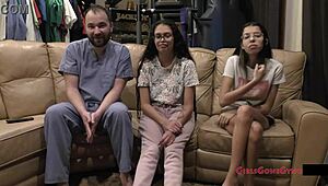 angel santana's nurse checkup goes wild with foot fetish and gaping 😈🩺👣