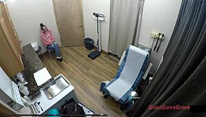 angel santana's nurse checkup goes wild with foot fetish and gaping 😈🩺👣