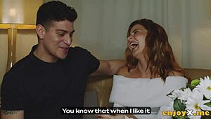 horny redhead agatha and her tiny tits love hardcore fuck with companions son in hd