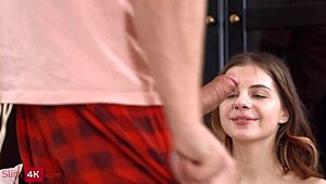 imagine your skinny gf catching you stroking that shaved pussy doll