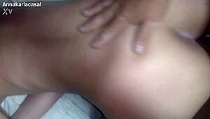 Safado Nerd Pounds Skinny Amateur Wife's Tight Ass with Monster Cock in Homemade Lingerie Session