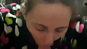 Kneeling Under Desk Licking Monster Cock Before Swallowing Huge Cum Mouthful POV