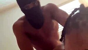 sexy busty ebony marrijanee fucked hard doggy style 💋🍑