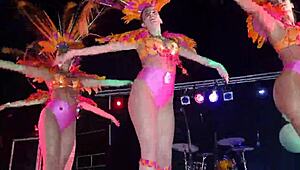 Sambão 2022 Big Ass in Tight Leggings and Stockings