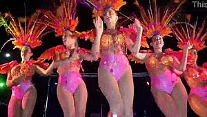 Sambão 2022 Big Ass in Tight Leggings and Stockings