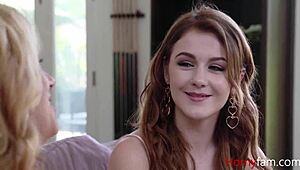 stepsis finally spreads for family fuck riding cock like a horny teen fantasy slut