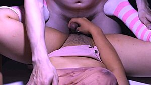 Stepdad and best friend sneak creampie fun in kitchen while girlfriend cheats hardcore young teen style 😈🔥
