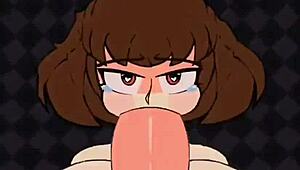 chara's massive tits squeezed tight around throbbing cock in titty fuck frenzy