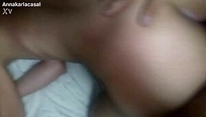 Safado Nerd Pounds Skinny Amateur Wife's Tight Ass with Monster Cock in Homemade Lingerie Session