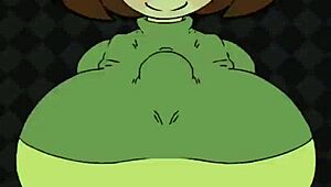 chara's massive tits squeezed tight around throbbing cock in titty fuck frenzy