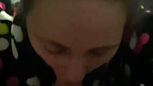 Kneeling Under Desk Licking Monster Cock Before Swallowing Huge Cum Mouthful POV