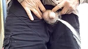 i can't stop pissing again today neighbors watch my small cock