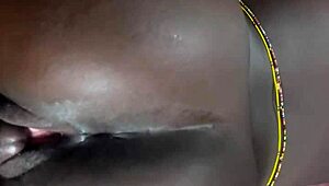 Brutal Homemade Pounding for Ebony House Girl!