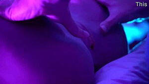 Brazilian stud rams huge cock through curvy sex doll's tight underwear fabric.