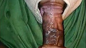 Masked Girl Delivers Super Sloppy Deep Throat!