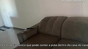 brazilian wife bruna silva gets anal fucked hard while hubby works cuckold style