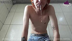 open your mouth wide and swallow all my hot saliva drool