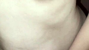 Young pregnant Asian mom takes coworker's big cock creampie in dorm room