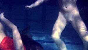 hey lilia mihalkova natalia kupalka dive into underwater pussy play