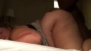 Chubby slut bent over takes monster big black cock rough doggystyle