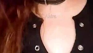 mc akira dances stripping big natural tits homemade flashing tease