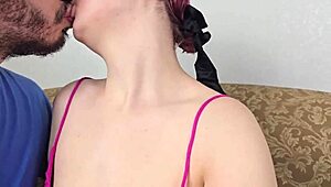 Violet Vixen deepthroats huge dildo facefucked in pov casting!