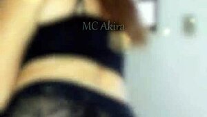 mc akira dances stripping big natural tits homemade flashing tease
