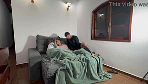 fucking hot latina wife while cuckold watches close