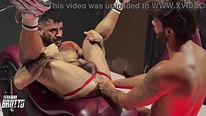 fernando brutto fists brazilian ass deep in hot fisting session