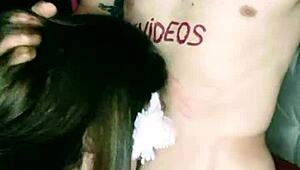 a sexy verification video unfolds with teasing glimpses and hot action buildup