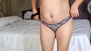 evaluna feels so exposed stripping hotwife style at home for her amateur camera