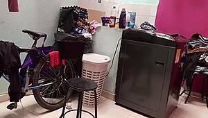 Pounding juicy big ass Venezuelan maid bent over hardcore