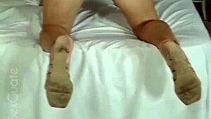 evaluna feels so exposed stripping hotwife style at home for her amateur camera