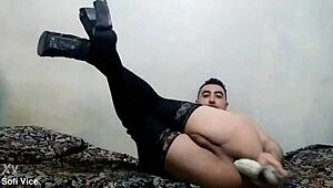 wanna see sofi vice that sissy slut gape her ass wide on different dildos in every position?