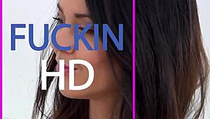 I stuff gorgeous teen Sheron's face with big hard cock until I cum deep!