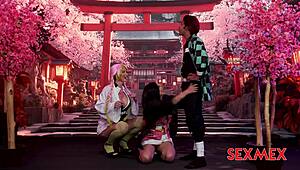 Sexmex nicole zurich and mica spengler take monster cocks in big ass latina quickie blowbang