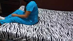 hey everyone, mature nurse milf makes homemade porn to cover extra house bills