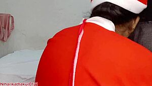 圣诞辣妹女友惊喜口交传教士内射玩屁股