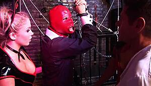 naughty nurses jamie and denise k bang in bdsm dungeon