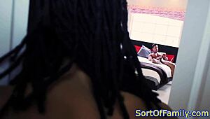 Ever see ebony stepdaughter take doggystyle pussy pounding?