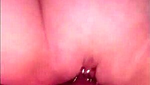 Kiwi milf slut stuffs glass beads in ass before creampie pounding